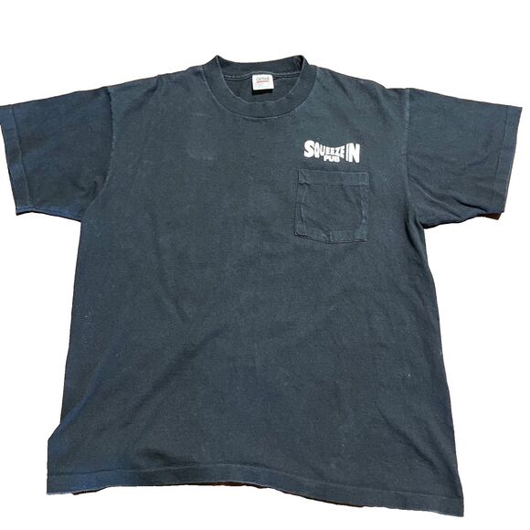 Squeeze In Pub Motorcycle Bar Vintage Bike Week 1995 Daytona FL T-Shirt Lg - Picture 6 of 8